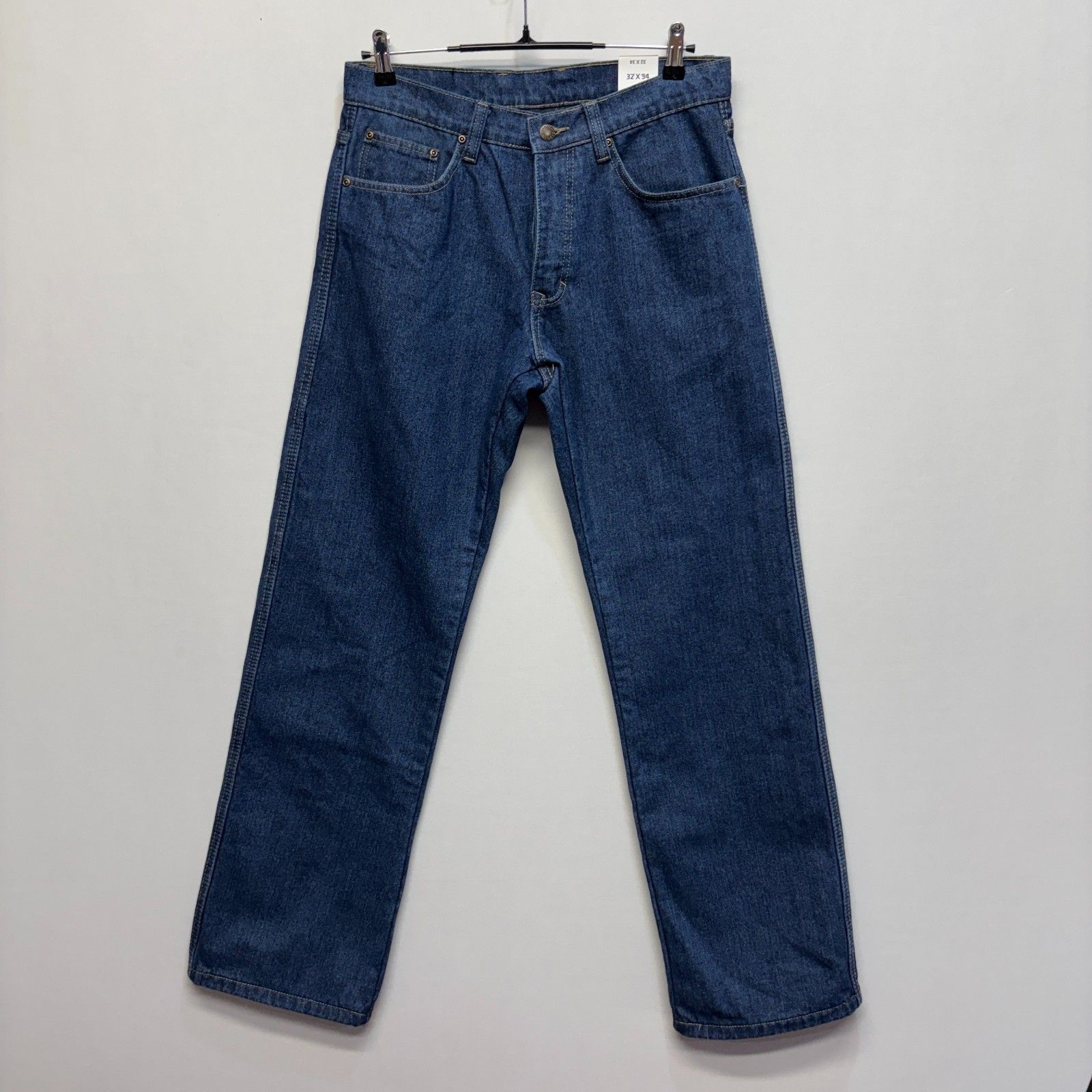 Nwt Smith's Workwear Men Flannel Lined Jeans Size 32x34 Blue Denim D081 -4